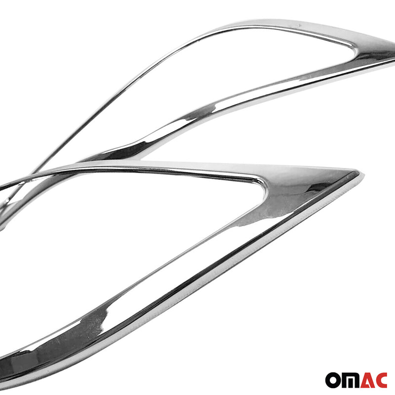 Cornice faro anteriore per BMW Serie 3 E90 2005-2013 Cromata ABS 2x 