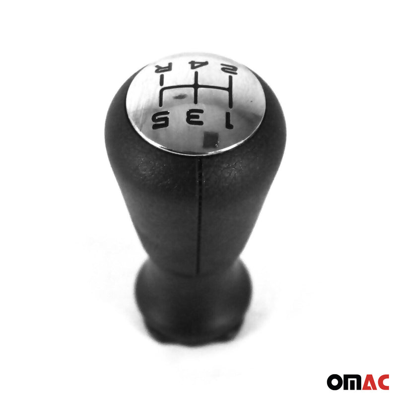 Pomello del cambio per Peugeot 206 1998-2013 5 marce in pelle sintetica nera 