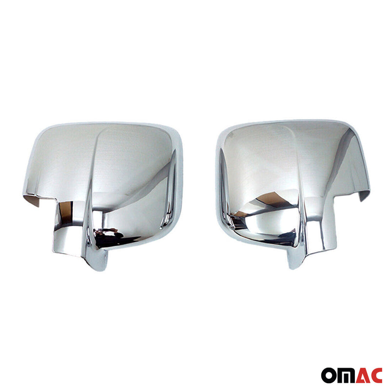 Calotte specchietti retrovisori per Renault Trafic 2014-2020 cromate ABS grigio 2 pezzi 