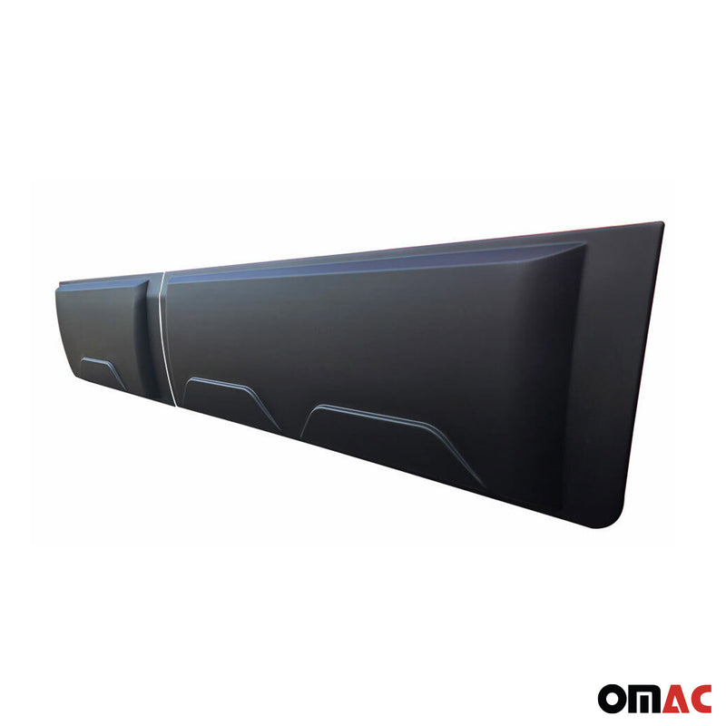 Strisce di protezione laterali per portiere per Mercedes Classe X 2017-2020 ABS Nero 4 pezzi