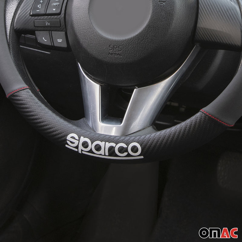 Coprivolanti SPARCO coprivolante coprivolante in gomma nera rossa