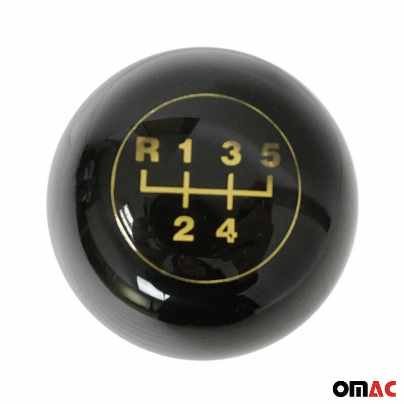 Pomello del cambio per VW Sharan e Tiguan 5N Seat Alhambra Ford Galaxy in legno pregiato nero 