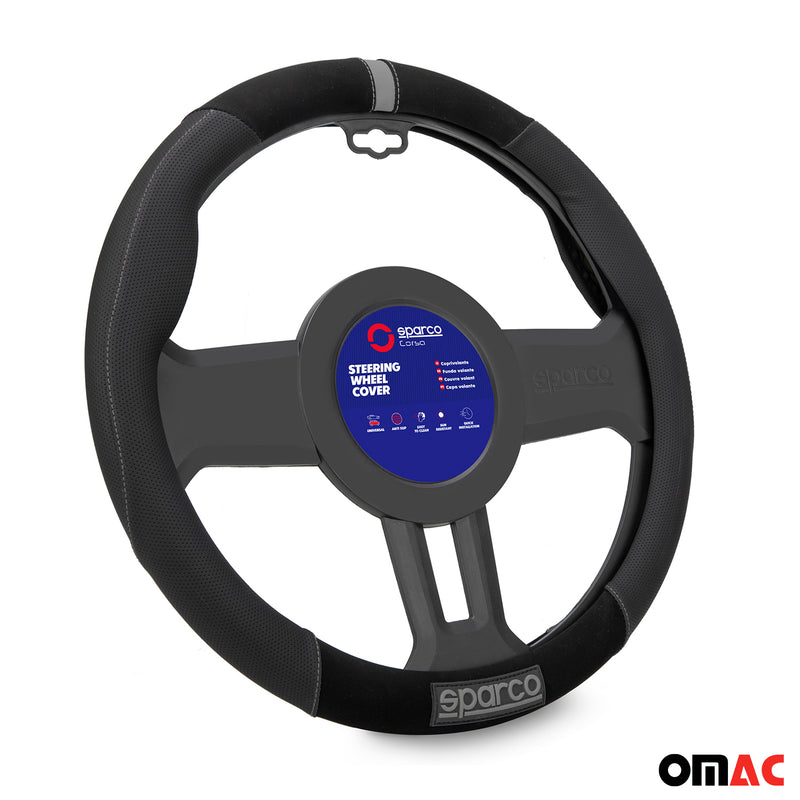 Coprivolanti SPARCO protezione volante protezione volante nero grigio gomma scamosciata