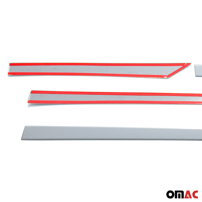 Striscia di protezione per portiera laterale per Nissan Qashqai J11 2014-2021 in acciaio inox 4x