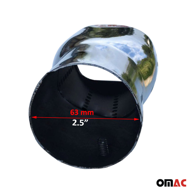 Terminale di scarico per Chevrolet Cruze Aveo Cobalt Chrome Acciaio inossidabile 53-59 mm 