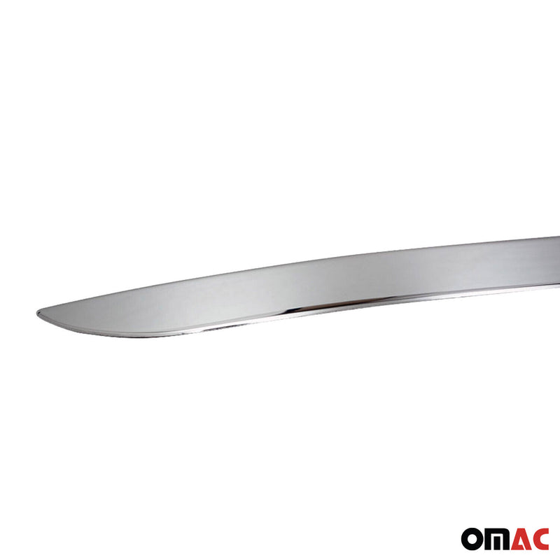 Set di finiture per il bagagliaio posteriore per Chevrolet Cruze in acciaio inox argento, 2 pezzi