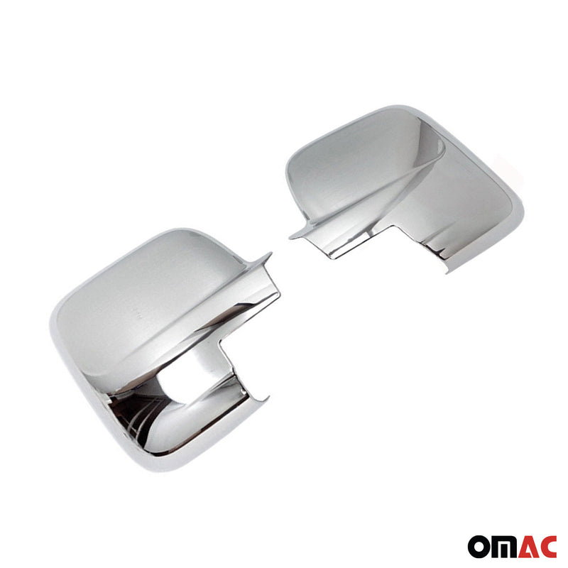 Calotte specchietti retrovisori per Renault Trafic 2014-2020 cromate ABS grigio 2 pezzi 