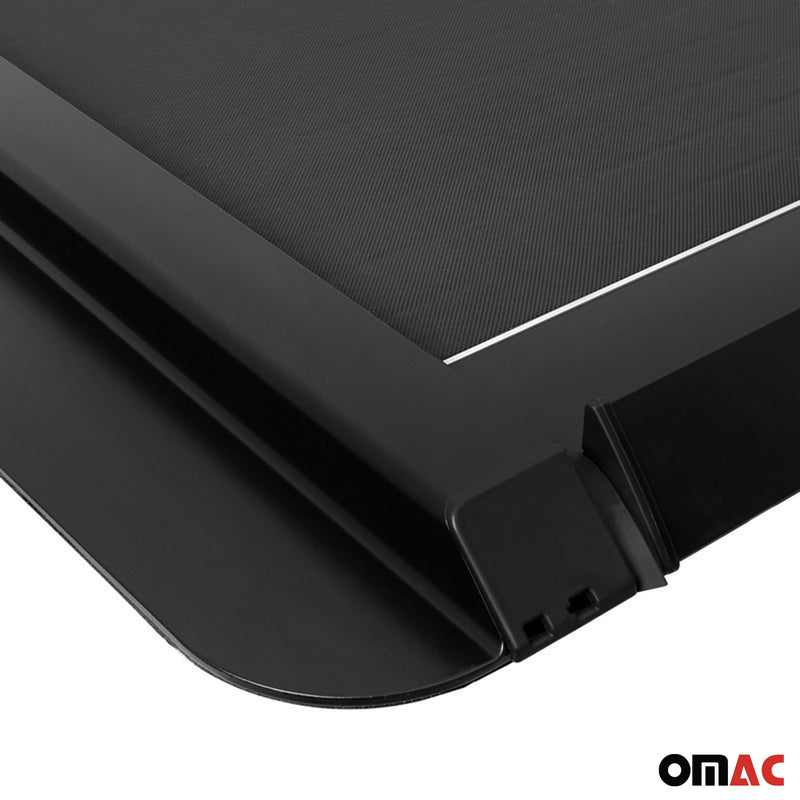 Copertura del vano di carico scorrevole per VW Amarok 2010-2016 alluminio nero 1 pezzo 
