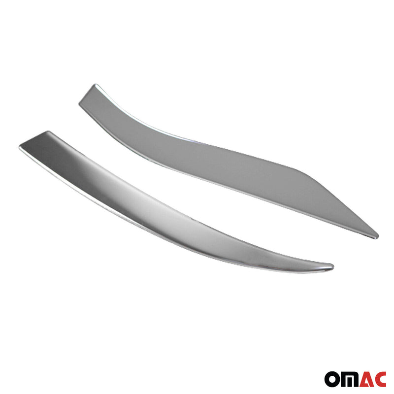 Strisce luci posteriori per Renault Clio 2019-2025 in acciaio inox argento 4 pezzi 