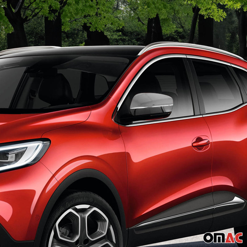 Calotte specchietti retrovisori per Renault Espace 2015-2025 cromate ABS argento