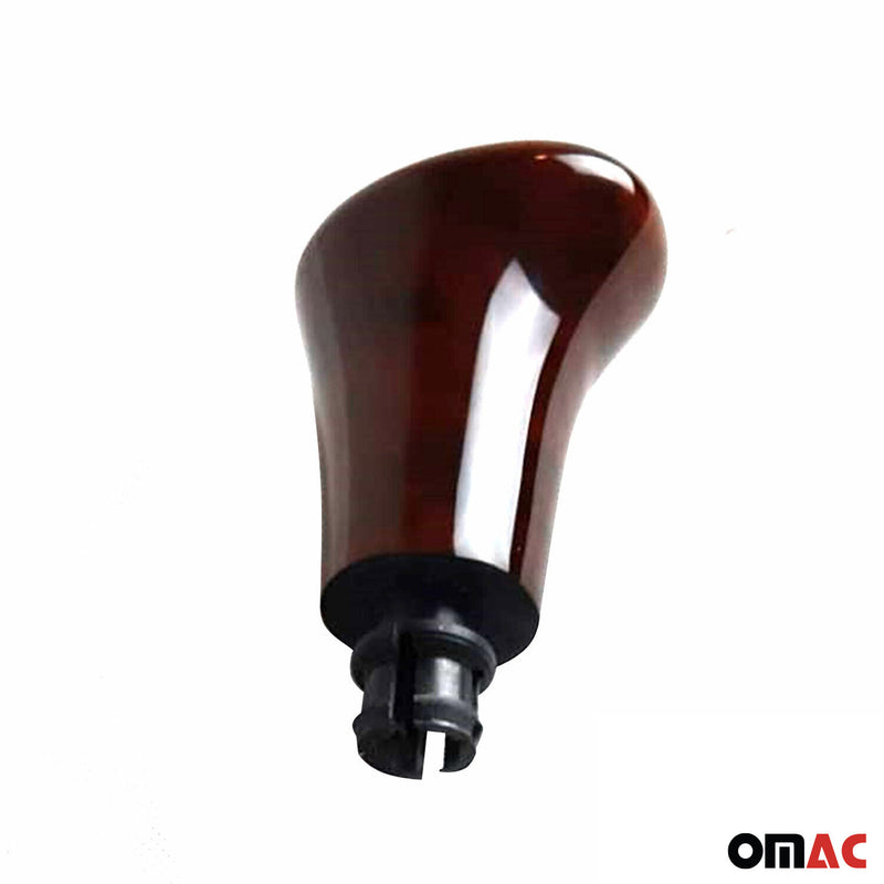 Pomello del cambio per VW Caddy 2003-2015 6 marce in pregiato legno di radica 