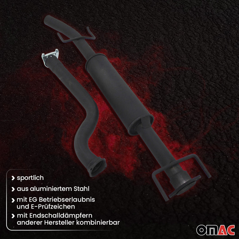 Silenziatore anteriore NOVUS Sport per Opel Astra G OPC con omologazione CE 