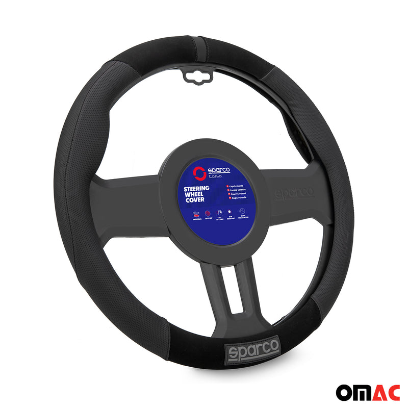 Coprivolante SPARCO protezione volante protezione volante gomma nera scamosciata