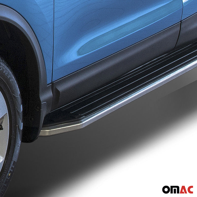 Minigonne laterali per pedane laterali per Nissan Qashqai 2018-2024 ABE Alu