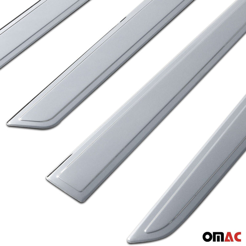 Striscia di protezione per porta laterale per Ssangyong Musso 2018-2024 in acciaio inox cromato 4x 
