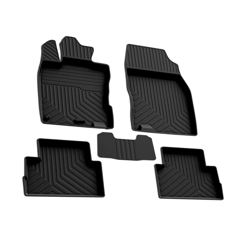 Tappetini in gomma neri per Nissan Qashqai J11 2014-2021, 4 pezzi 