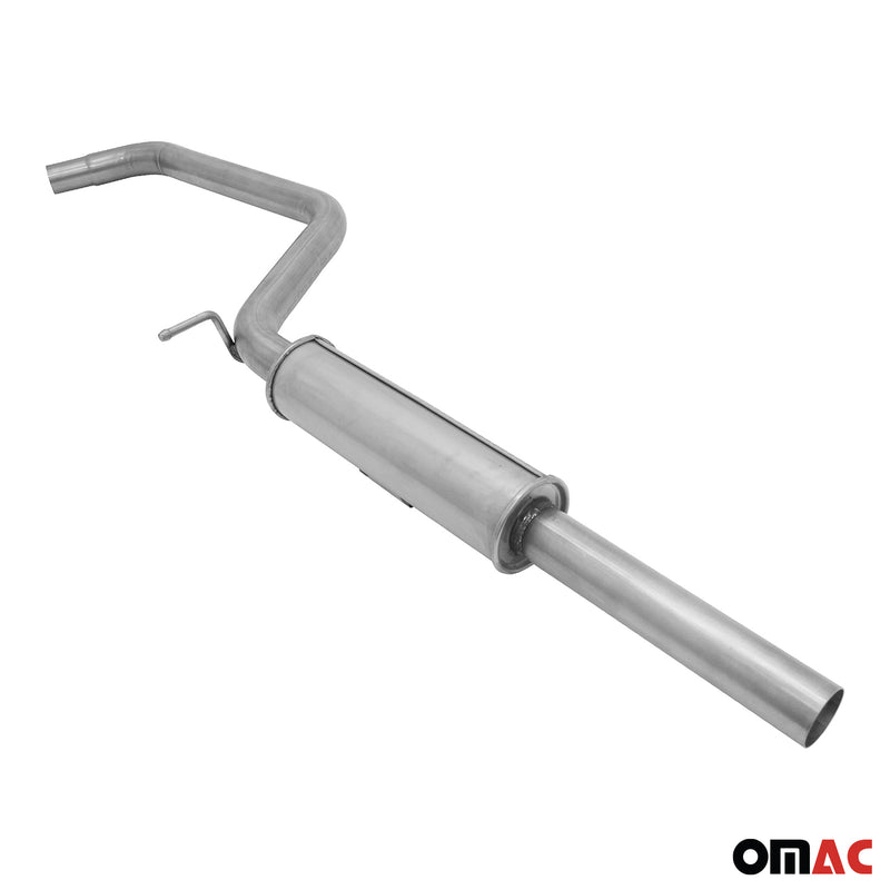 Silenziatore anteriore sportivo in acciaio inox NOVUS per silenziatore posteriore Seat Leon 5F 1.8 TSI 