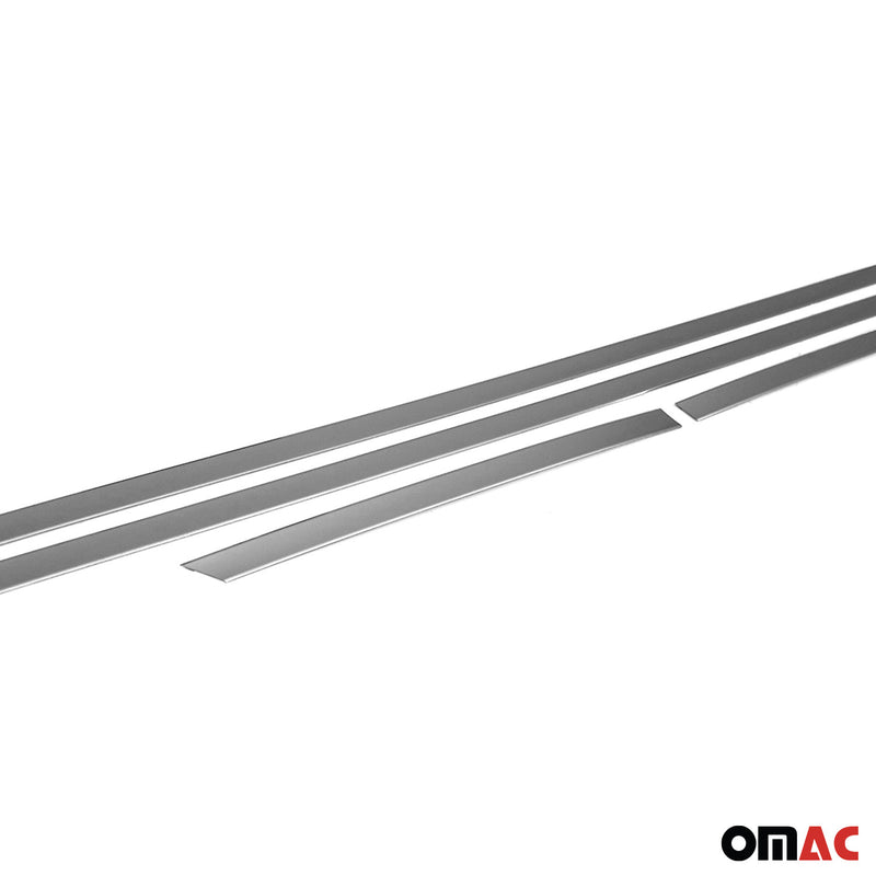 Striscia di protezione per portiera laterale, strisce per portiera, strisce di protezione per portiera per Seat Mii 2011-2025 5 porte cromate 4x 