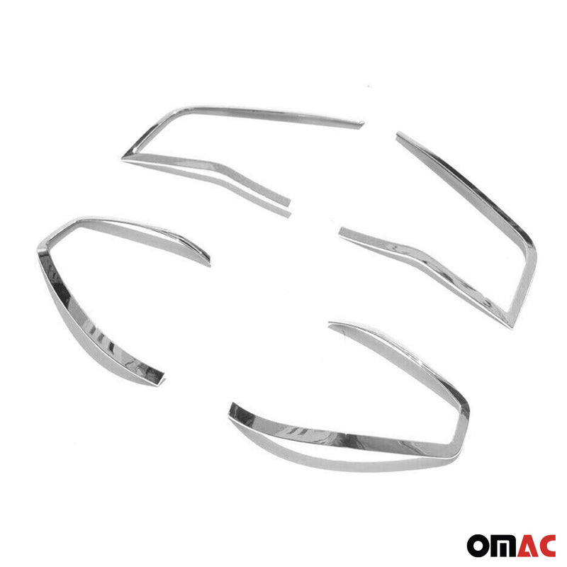 Strisce luci posteriori per Renault Koleos 2007-2015 cromate ABS argento 4 pezzi