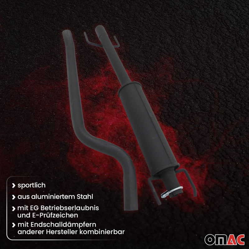 Silenziatore anteriore NOVUS Sport per Opel Astra H 1.4/1.6/1.8 omologato CE 