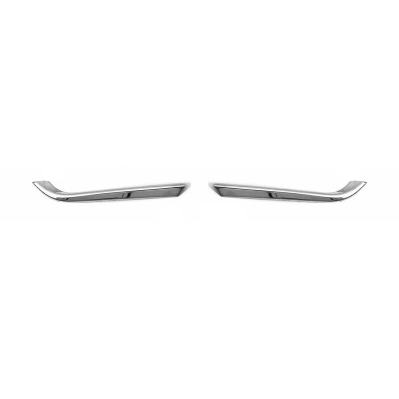 Coperture catarifrangenti striscia catarifrangente per Renault Clio 2019-2025 acciaio inox argento 2x 