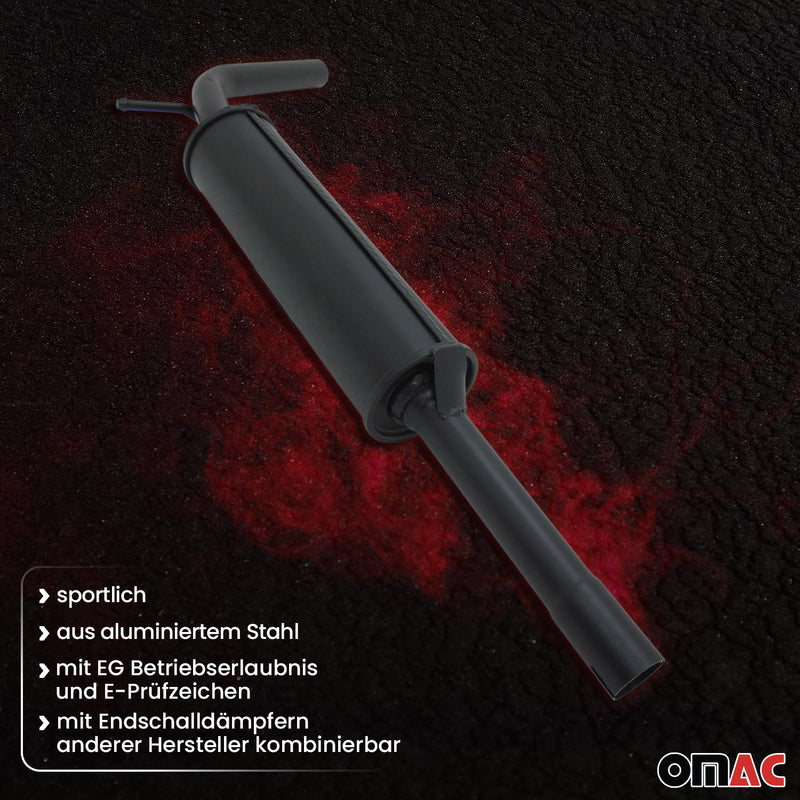 Silenziatore anteriore NOVUS Sport per VW Polo 6N 6N2 con omologazione CE 
