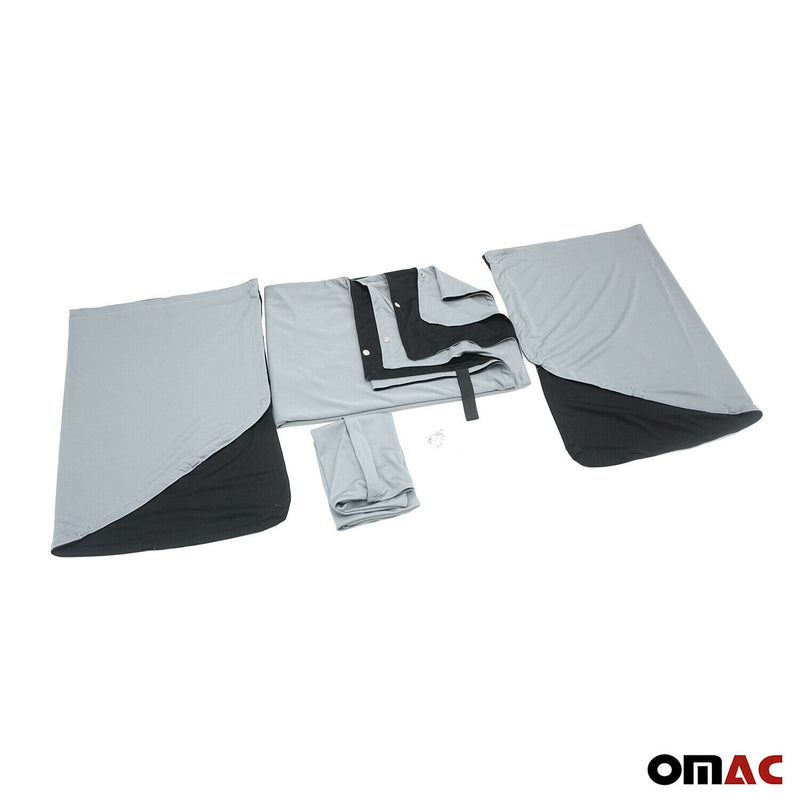 Tendine parabrezza su misura per Renault Master 2010-2025 Grigio Nero 3x 
