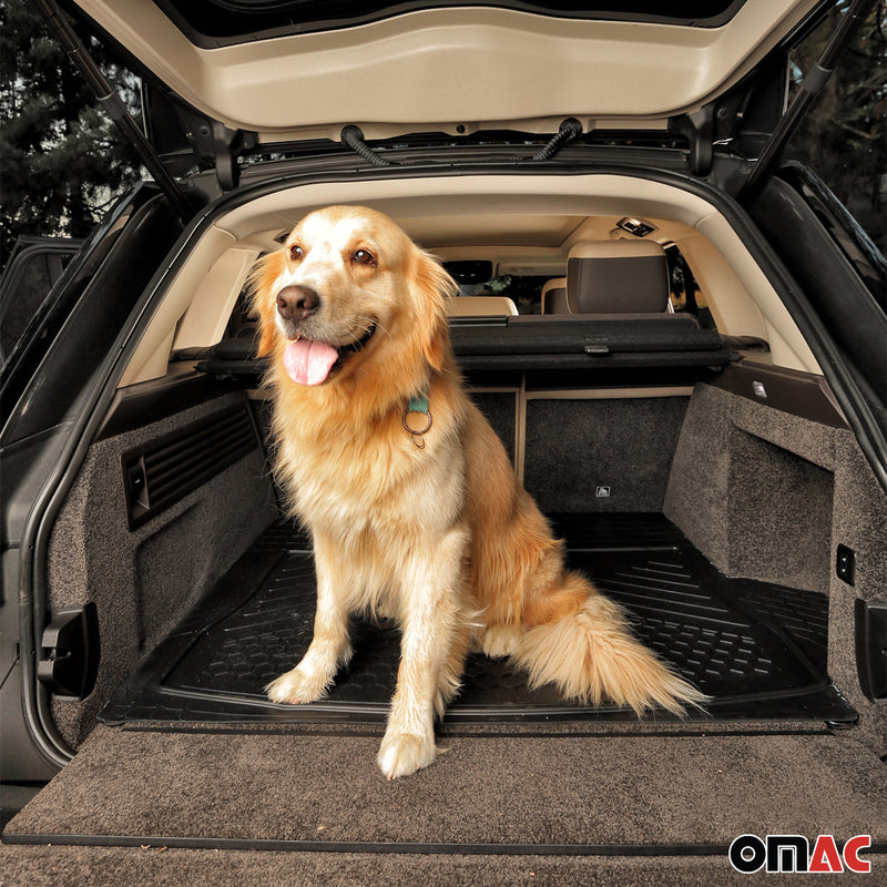 Set di tappetini in gomma e vaschetta per bagagliaio per Skoda Kodiaq 2016-2025 in gomma antiscivolo
