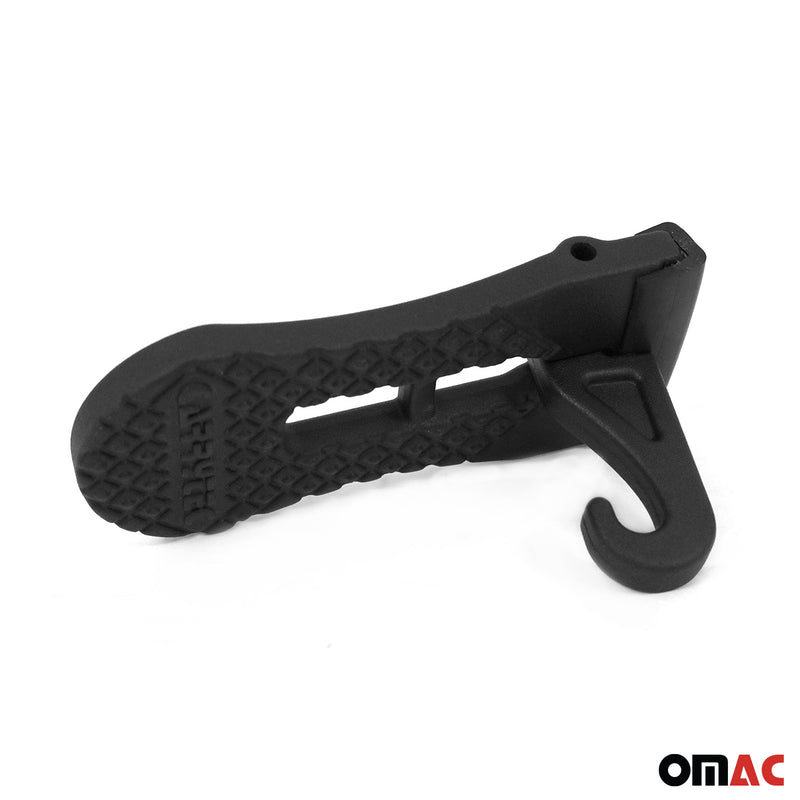 Poggiapiedi poggiapiedi pieghevole per Fiat Doblo Fiorino Qubo Alu Nero 1x 