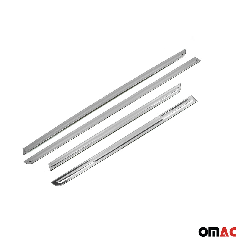 Striscia di protezione per portiera laterale, strisce per portiera, strisce di protezione per portiera per Opel Mokka X 2016-2021 cromate, 4 pezzi