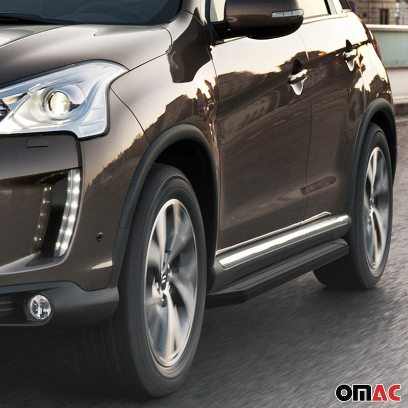 Pedane laterali per Citroen C4 AirCross 2012-2024 ABE Alu