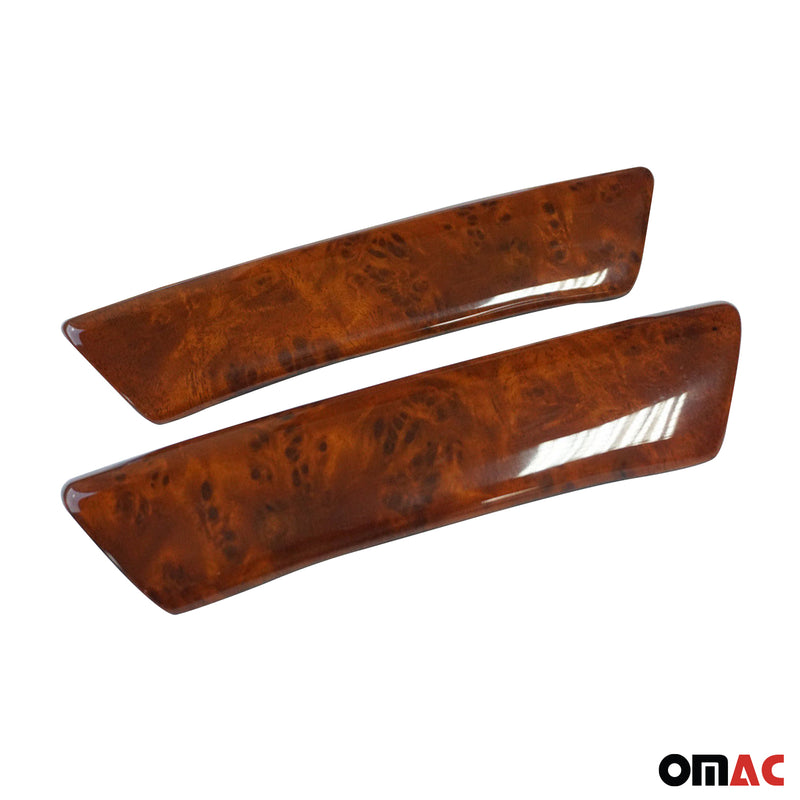 Pannello di rivestimento per maniglia interna della porta per VW Transporter T5 2003-2015 in radica, 2 pezzi 