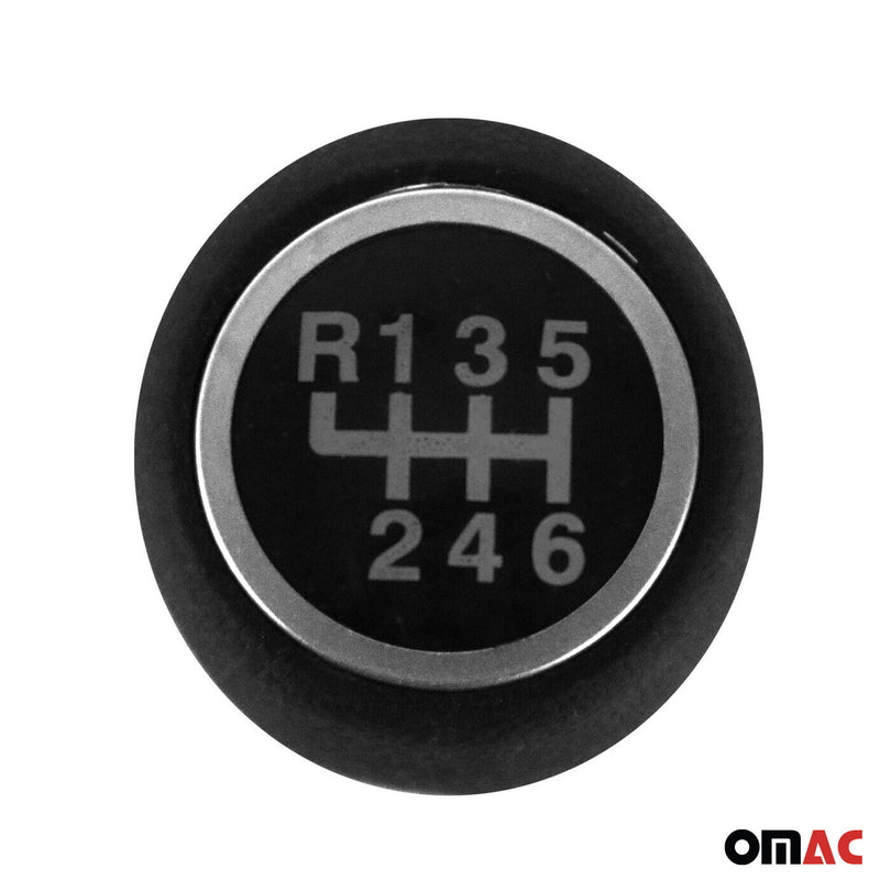 Pomello del cambio per Fiat Linea 2007-2012 6 marce in similpelle nera 