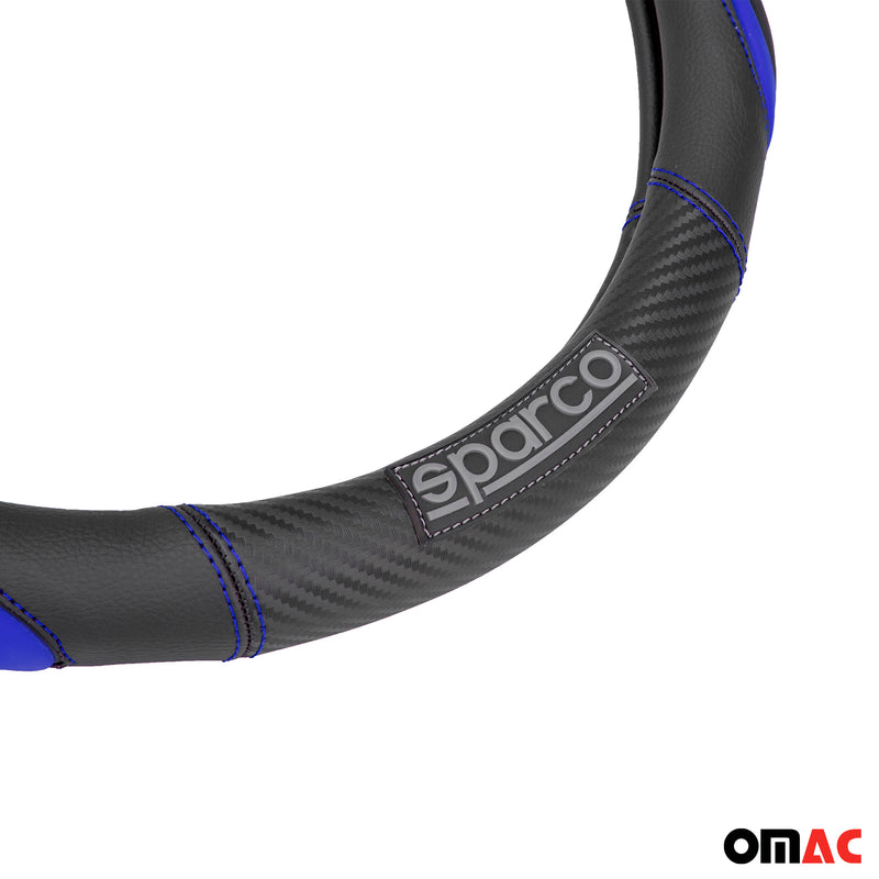 Coprivolanti SPARCO protezione volante blu nero gomma ø37-38 cm