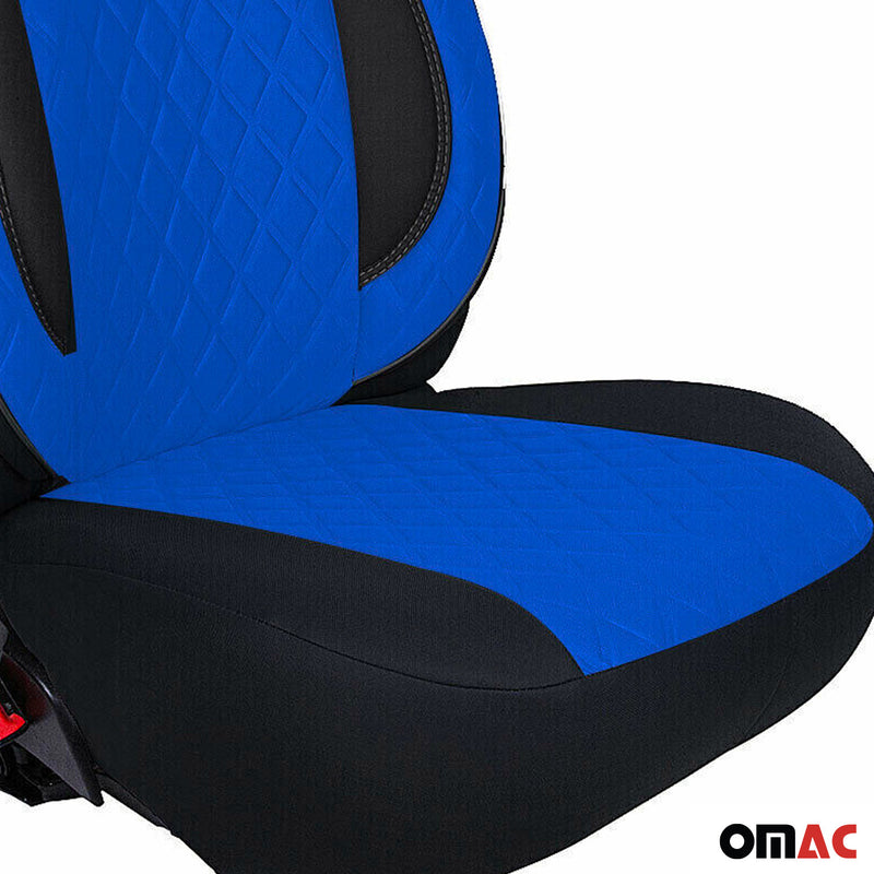 Coprisedile per Renault Zoe 2012-2025 Nero Blu 1 posto