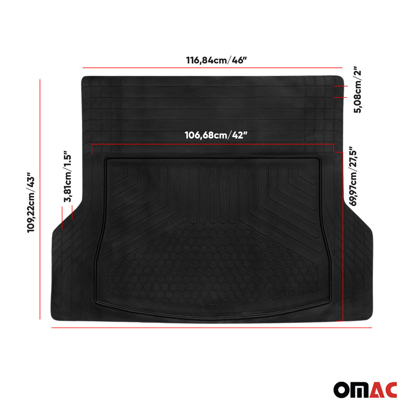 Vassoio per bagagliaio rifinibile per vano di carico per Mitsubishi Eclipse Cross