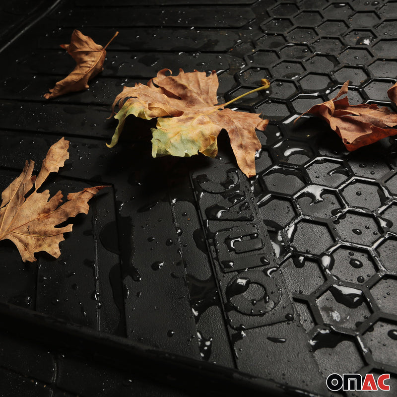 Gummimatten & Kofferraumwanne Set für Renault Captur Antirutsch Gummi Schwarz