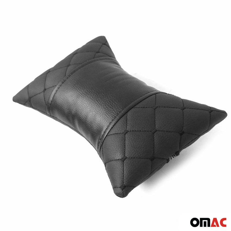 Cuscino cervicale auto nero 8x30cm 