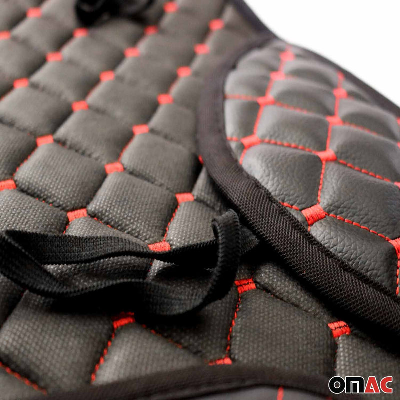 Coprisedile per Chevrolet Captiva Cruze Aveo in similpelle nero rosso 