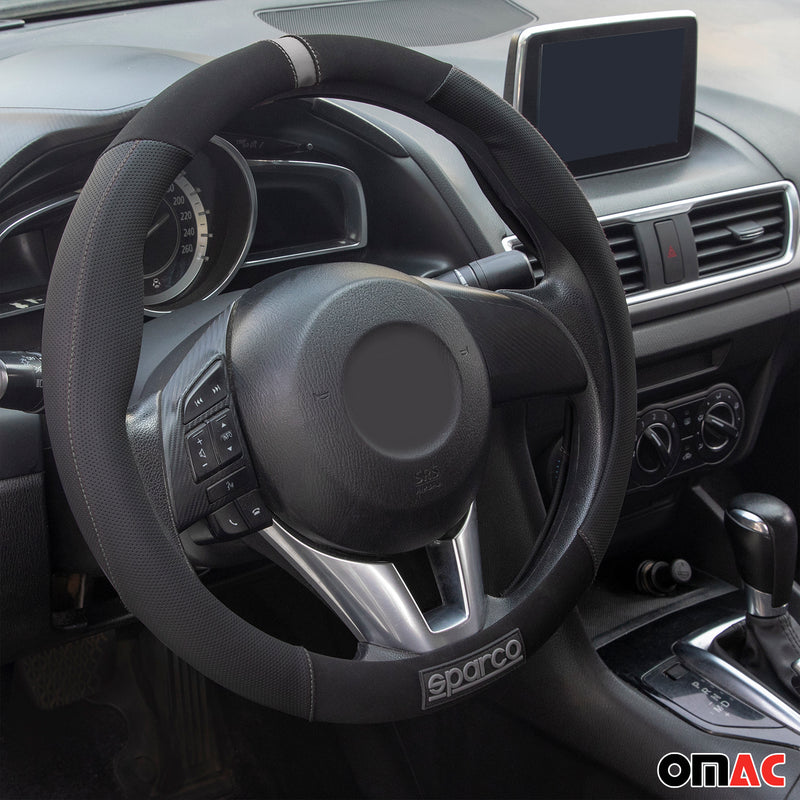 Coprivolanti SPARCO protezione volante protezione volante nero grigio gomma scamosciata