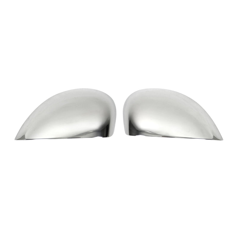 Spiegelkappen Spiegelabdeckung für Seat Ibiza 2008-2017 Edelstahl Silber 2tlg