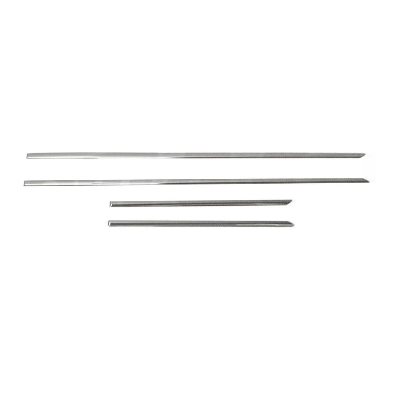 Striscia decorativa per porta laterale per Ssangyong Kyron 2007-2014 in acciaio inox cromato 4x 