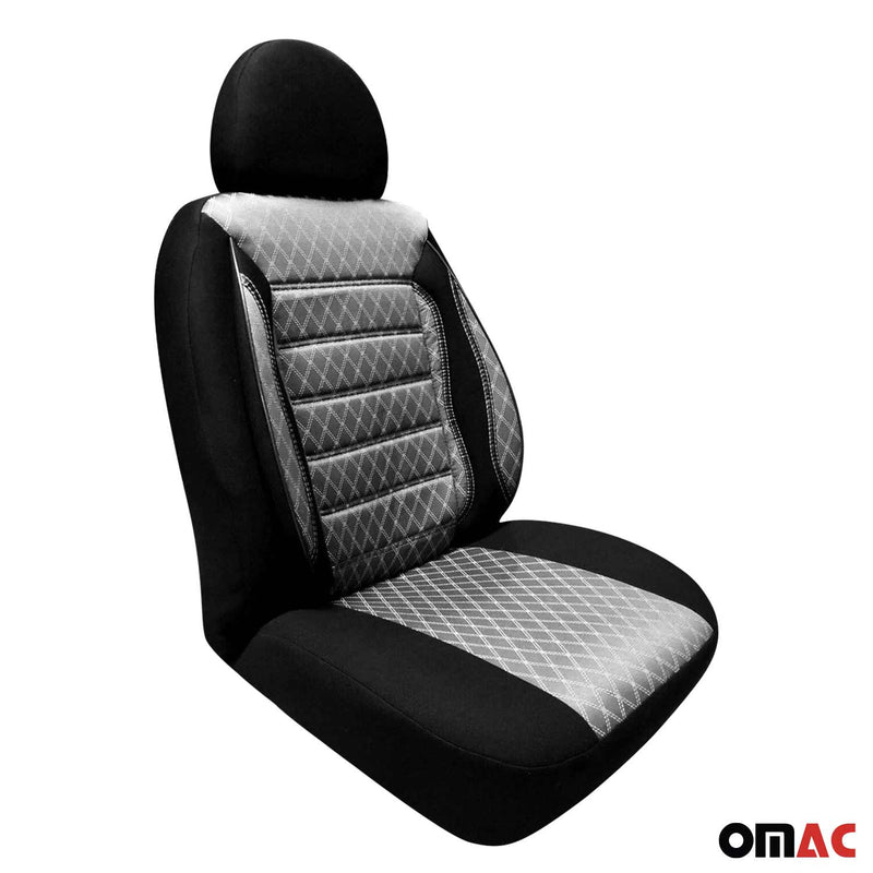 Coprisedili per Ford C-Max Ecosport Grigio Nero Set 2 posti anteriori
