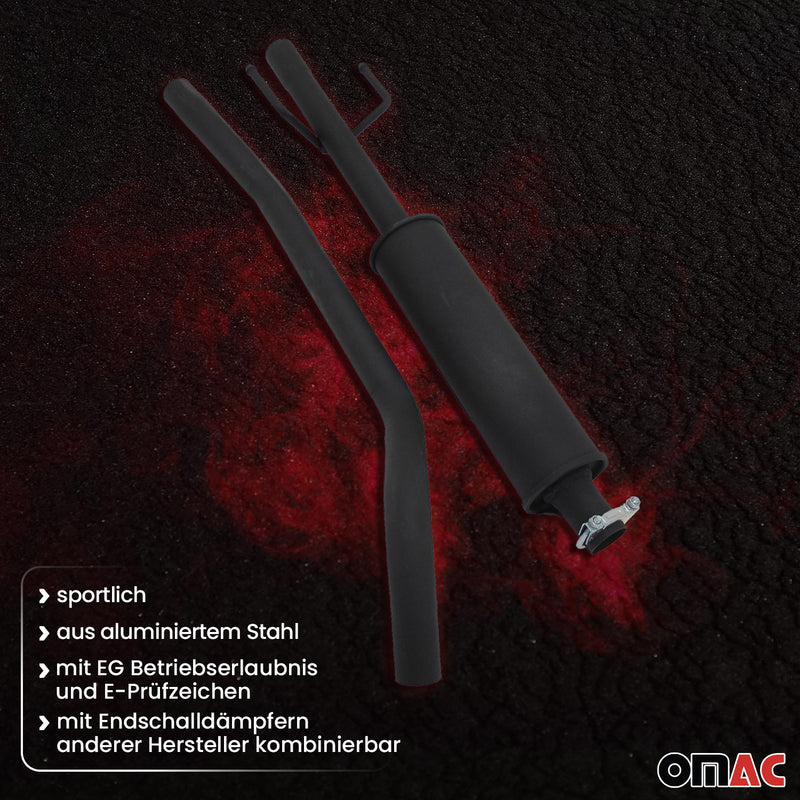 Silenziatore anteriore NOVUS Sport per Opel Corsa C con omologazione CE 