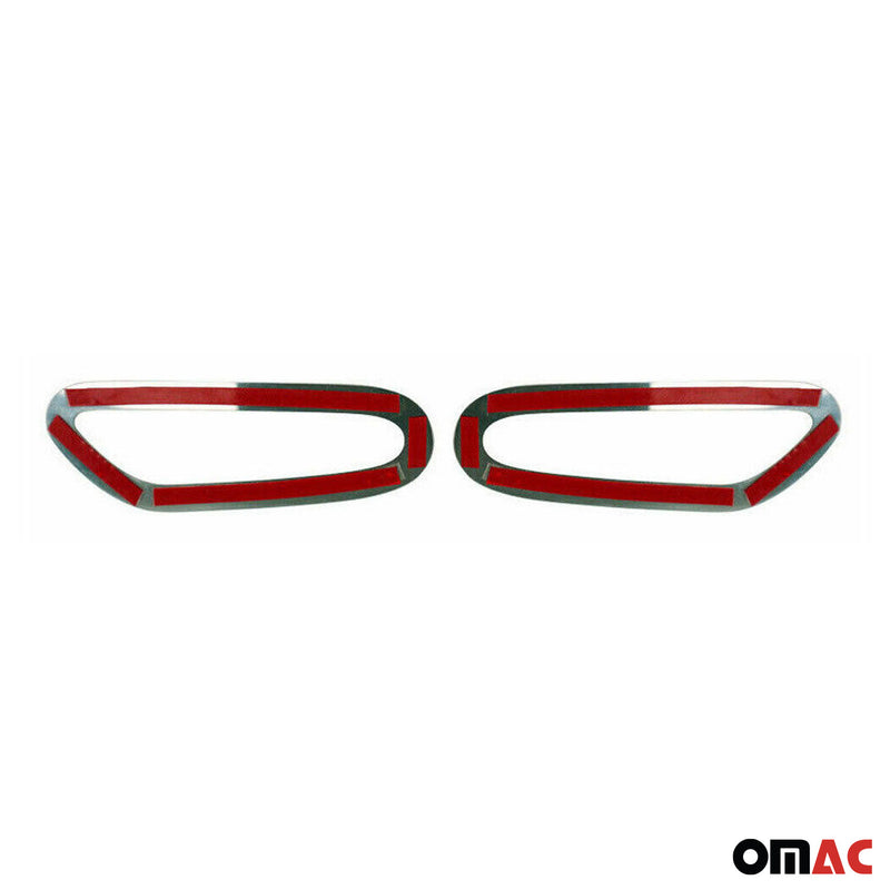 Blinkerrahmen Signalblende Seitenblinker für BMW 1er E81 2004-2013 Edelstahl 2x