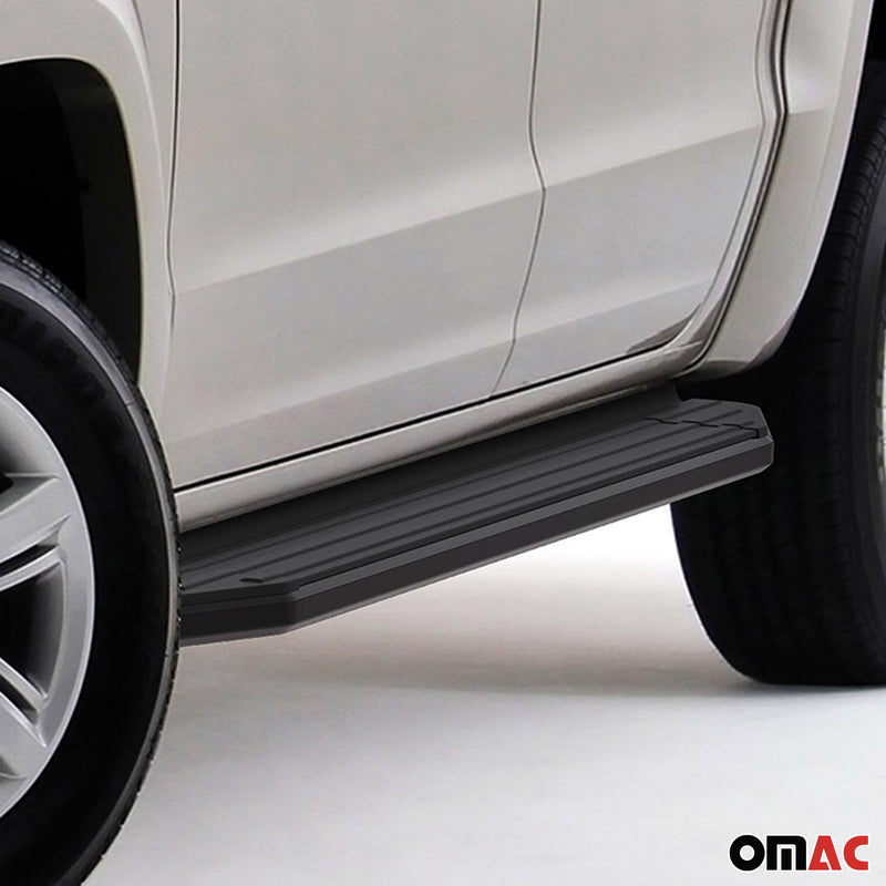 Pedane laterali per VW Amarok 2010-2016 alluminio nero ABE