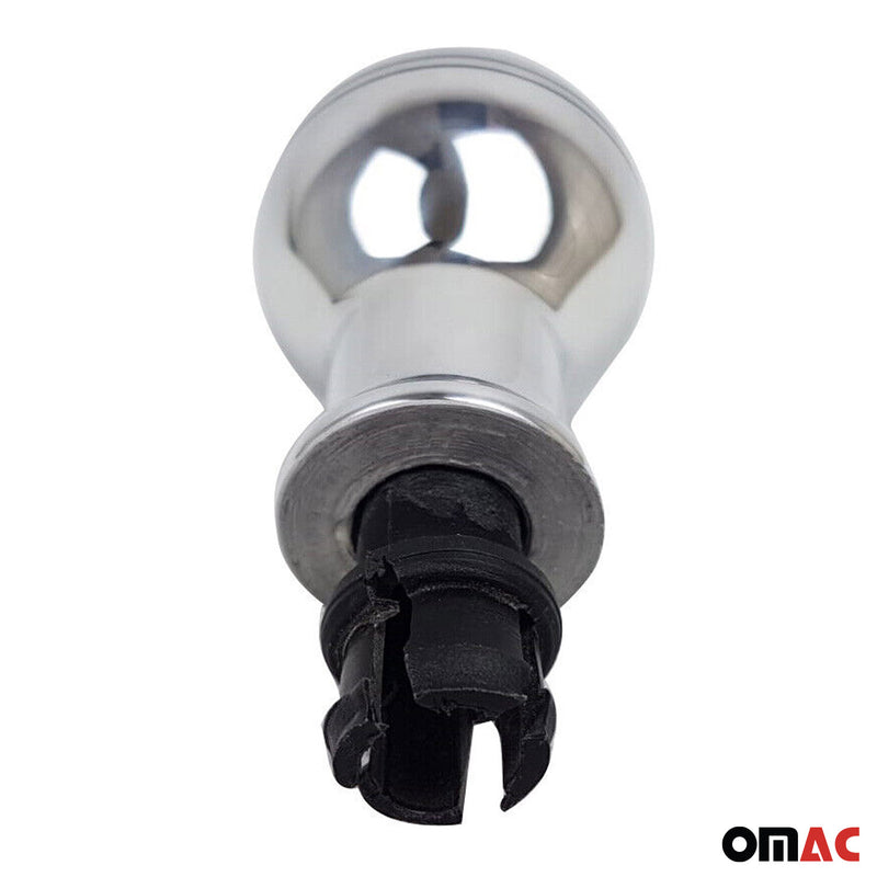 Schaltknauf Schaltknopf für VW Touran 2003-2025 5 / 6 Gang Aluminium Silber