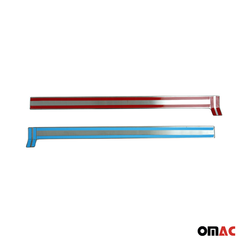 Protezione per porta laterale con striscia protettiva per Ford Transit Tourneo Connect 2002-2024 cromata 2x 