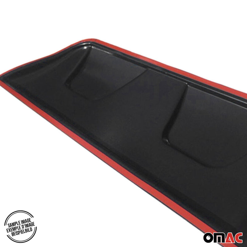 Strisce di protezione laterali per portiere per Mercedes Classe X 2017-2020 ABS Nero 4 pezzi