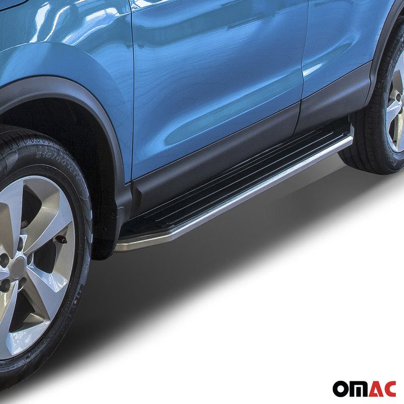 Minigonne laterali per pedane laterali per Nissan Qashqai 2018-2024 ABE Alu